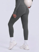 NcmRyu Conjunto Feminino de Moda com Zíper Elástico, Design de Gola Alta, Cintura Marcada e Efeito Levantador de Quadril, Manga Longa e Calça Longa para Exercícios