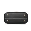 Bolsa Tote Colorblock Simples Feminina de Ombro Clássica Elegante Moderna com Pingente de Borla